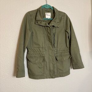 Madewell Olive Utility Jacket